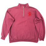Burgundy Slummy Quater Zip - SlumParadise