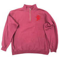 Burgundy Slummy Quater Zip - SlumParadise